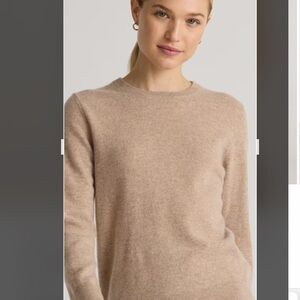 Quince Women's cashmere  Beige Sweater